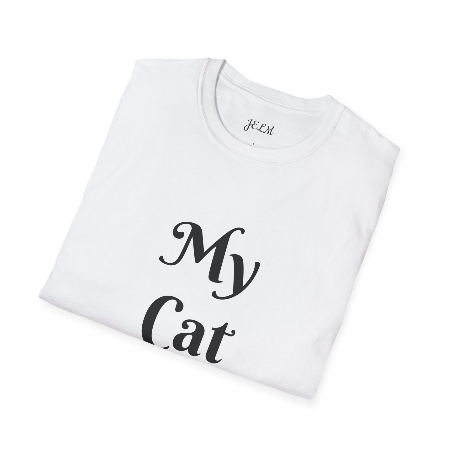My Cat Growls! Unisex Softstyle T-Shirt
