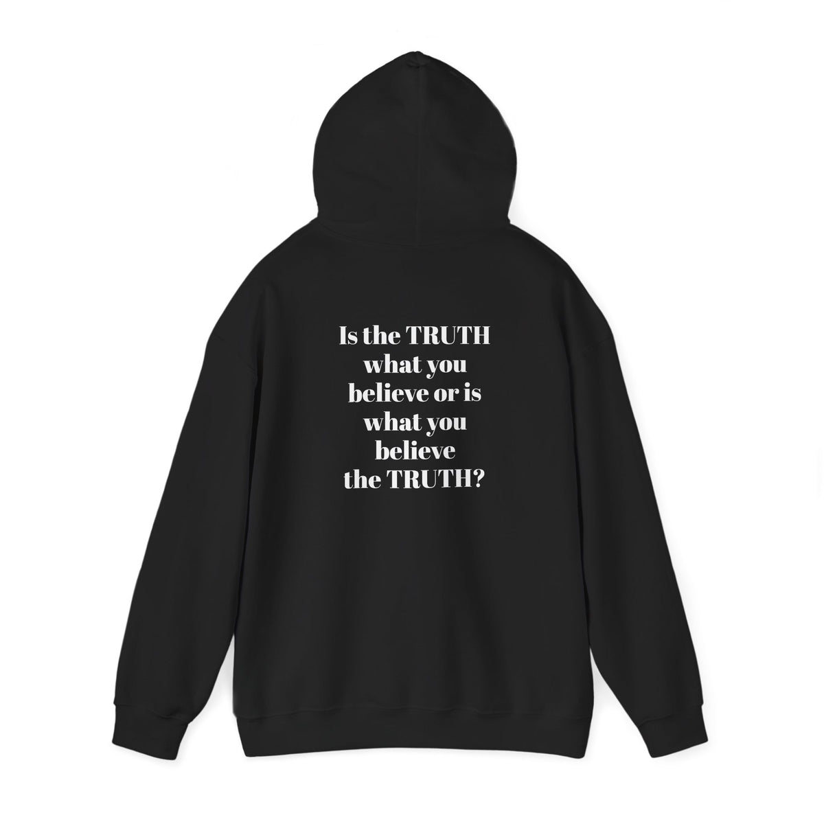 Is the TRUTH what you believe or is what you believe the TRUTH? Unisex Heavy Blend™ Hooded Sweatshirt