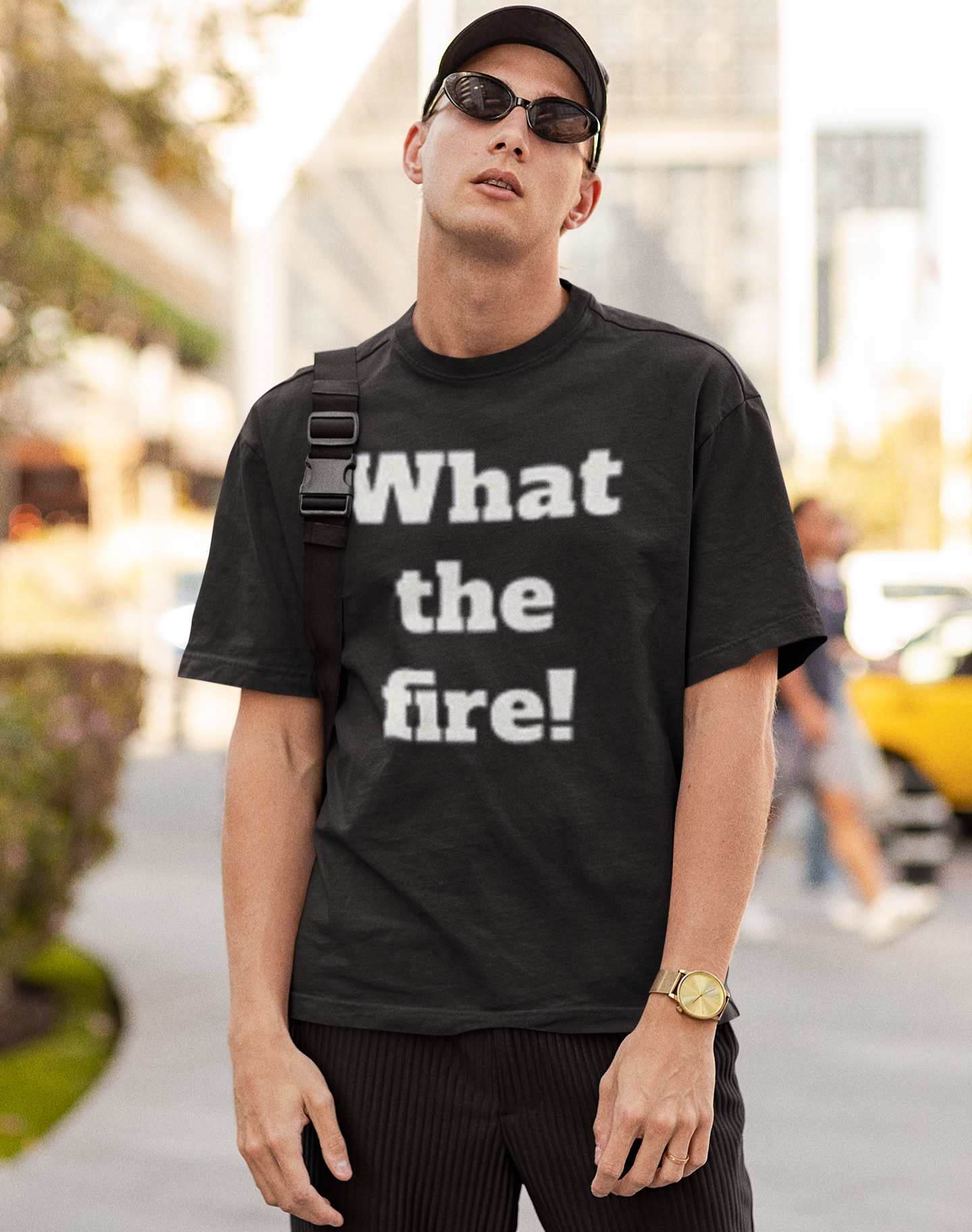 What the fire! Unisex Heavy Cotton Tee
