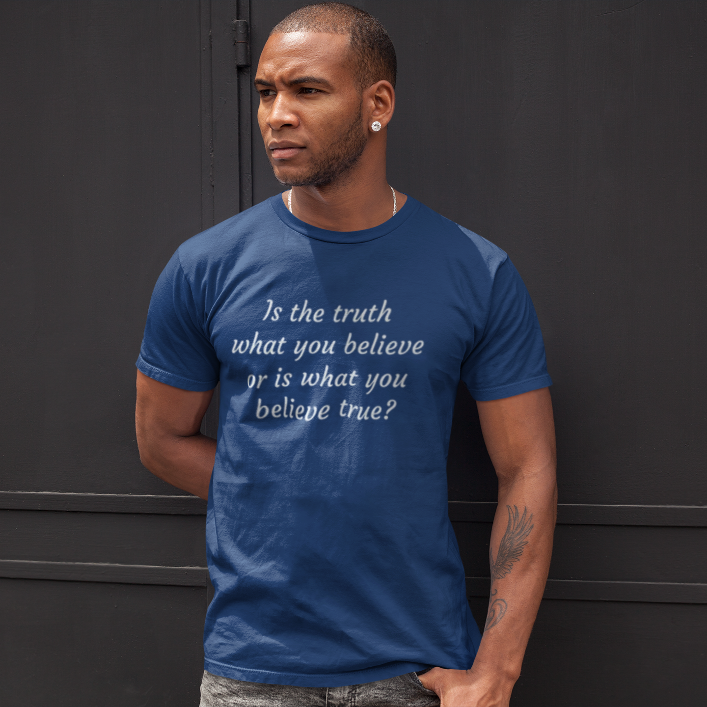 Is the truth what you believe or is what you believe true? Unisex Heavy Cotton Tee